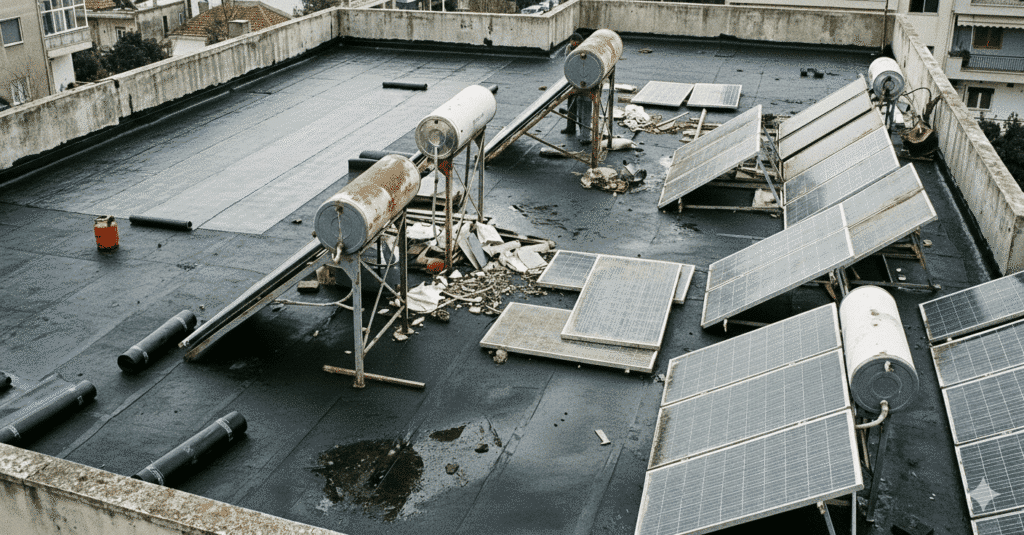 פרוייקט מורכב איטום גגות