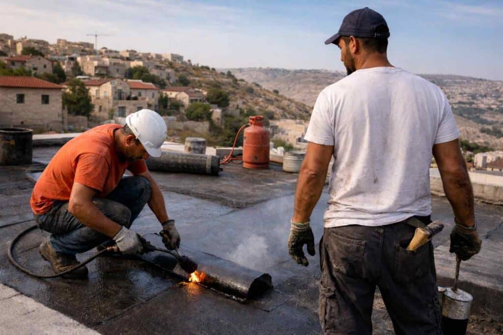 איטום באמצעות יריעות ביטומניות